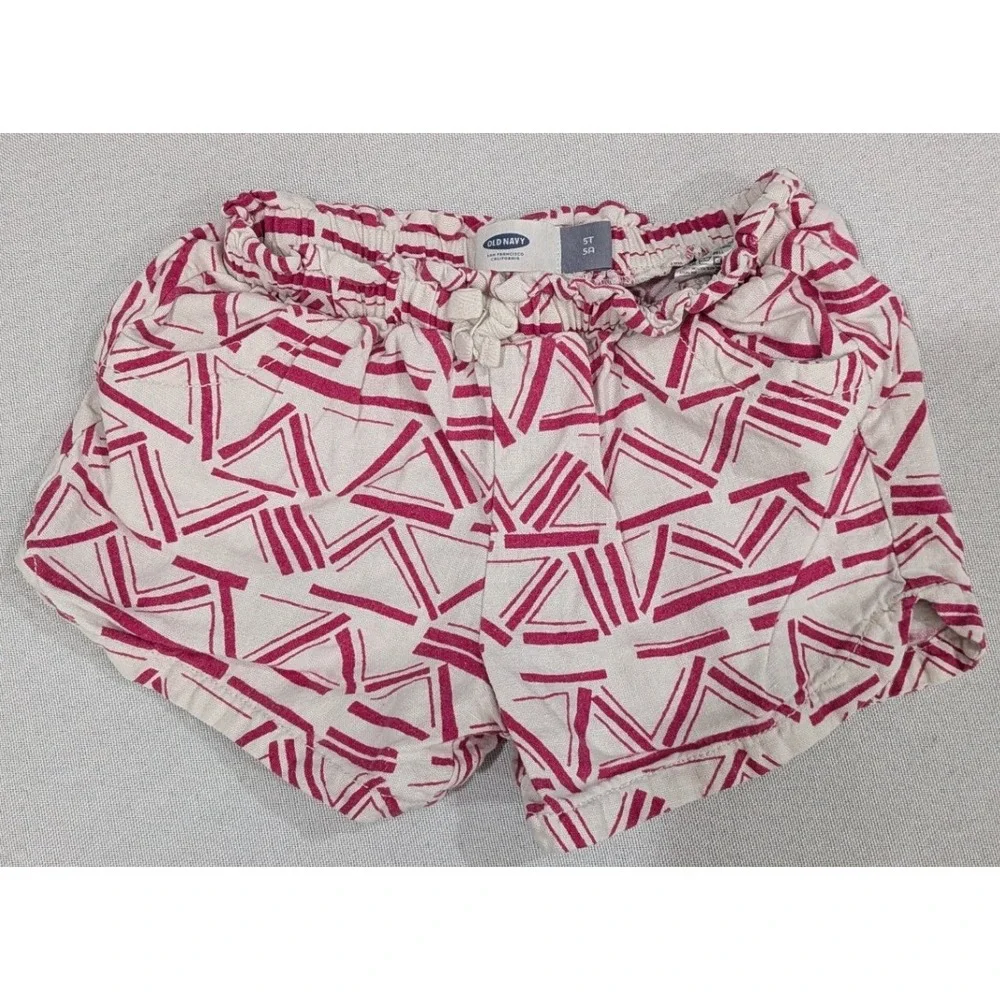 Healthtex Old Navy Childrens Place Shorts Kids 5T Multicolor Excellent 3pc Lot